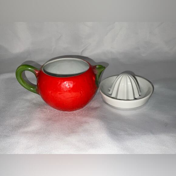 VTG GEROLD PORZELLAN BAVARIA SMALL CERAMIC ORANGE FRUIT JUICER REAMER 6 OZ - Picture 2 of 11